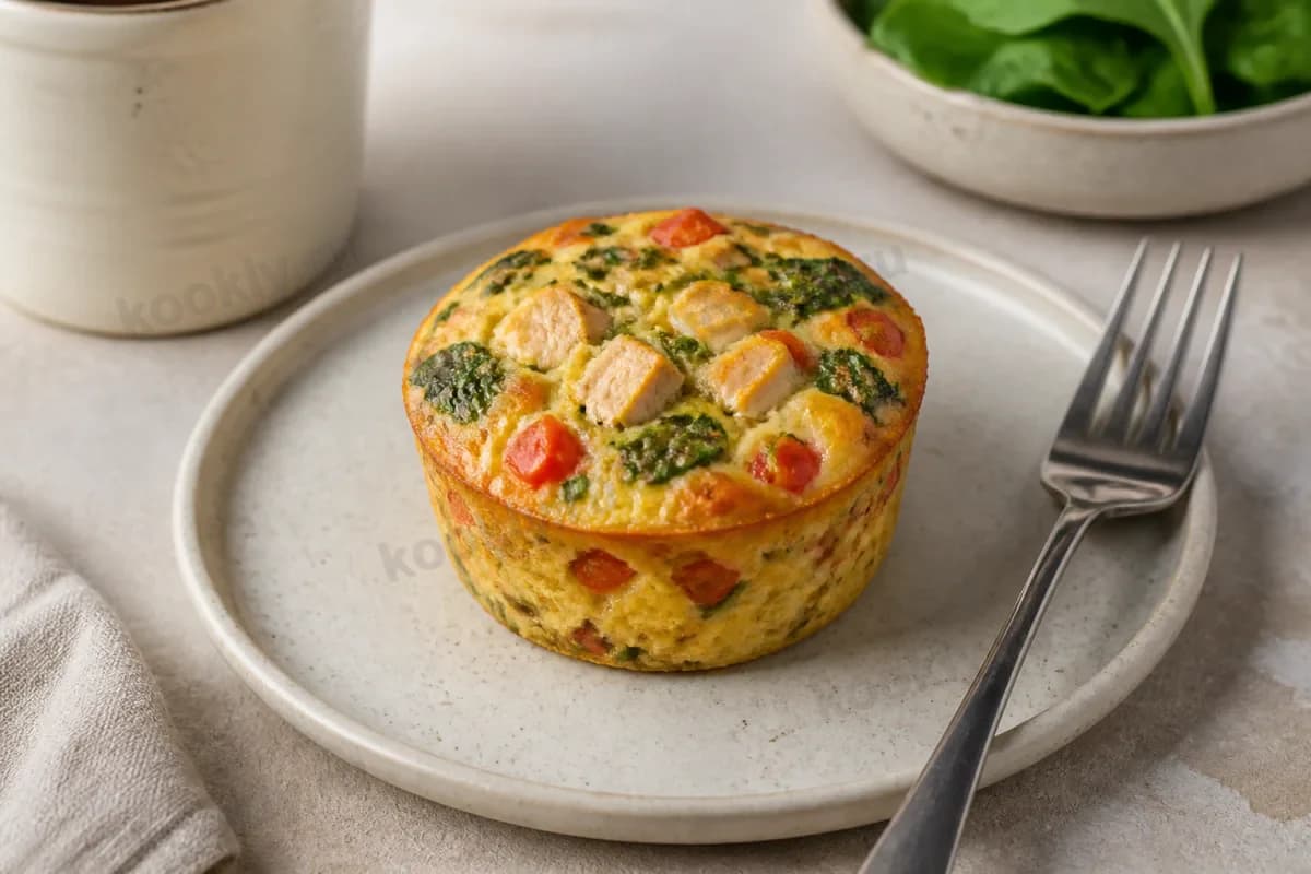 Яичные маффины с индейкой
